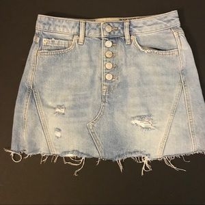 New!! Free People Jean Skirt